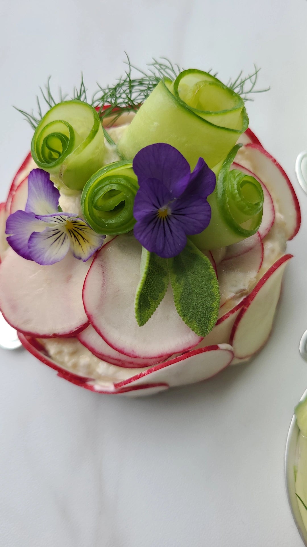 Chicken Salad Canape (Olivieh Salad)